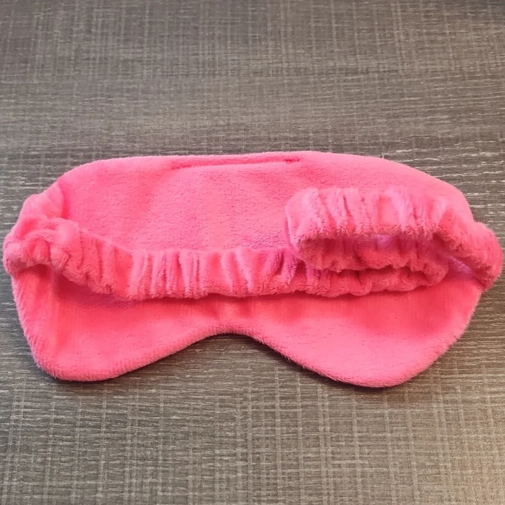 Super Soft Pink Sleep Mask with Fun Slogan